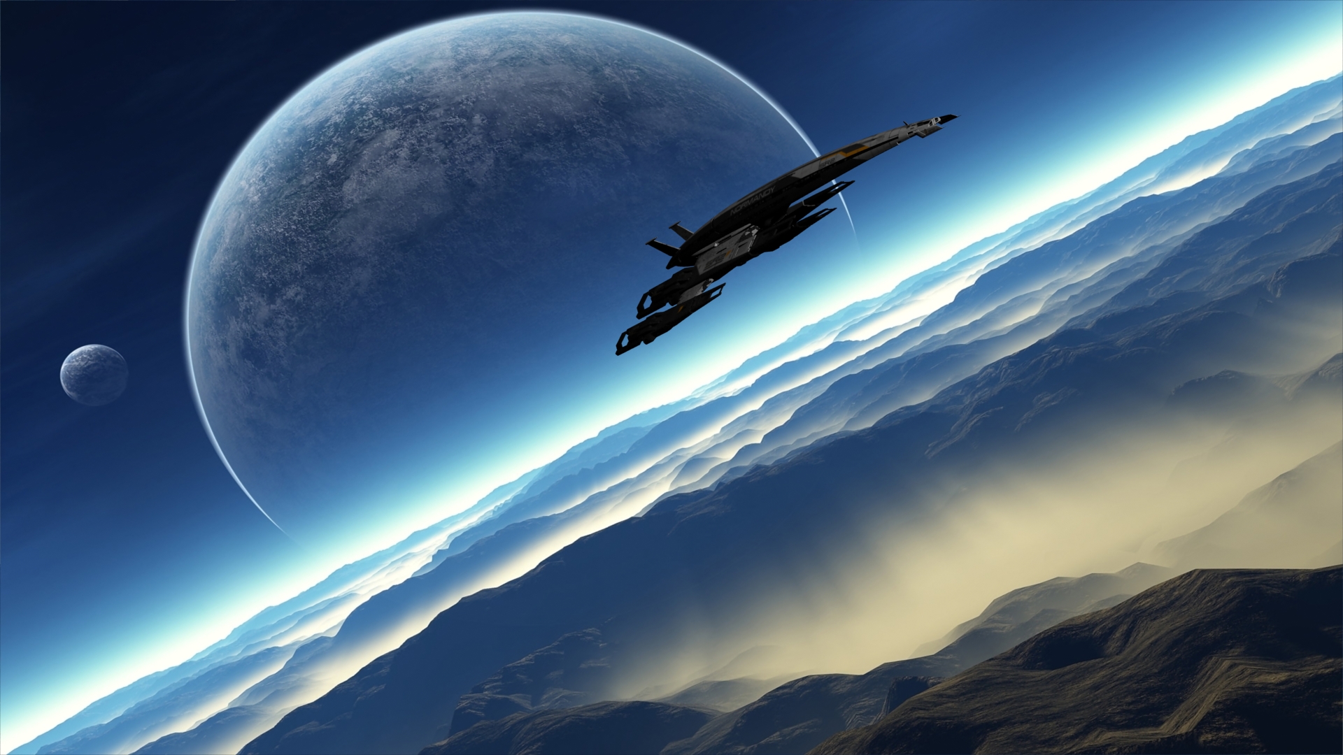 Normandy Mass Effect Sr2 HD Wallpaper Games