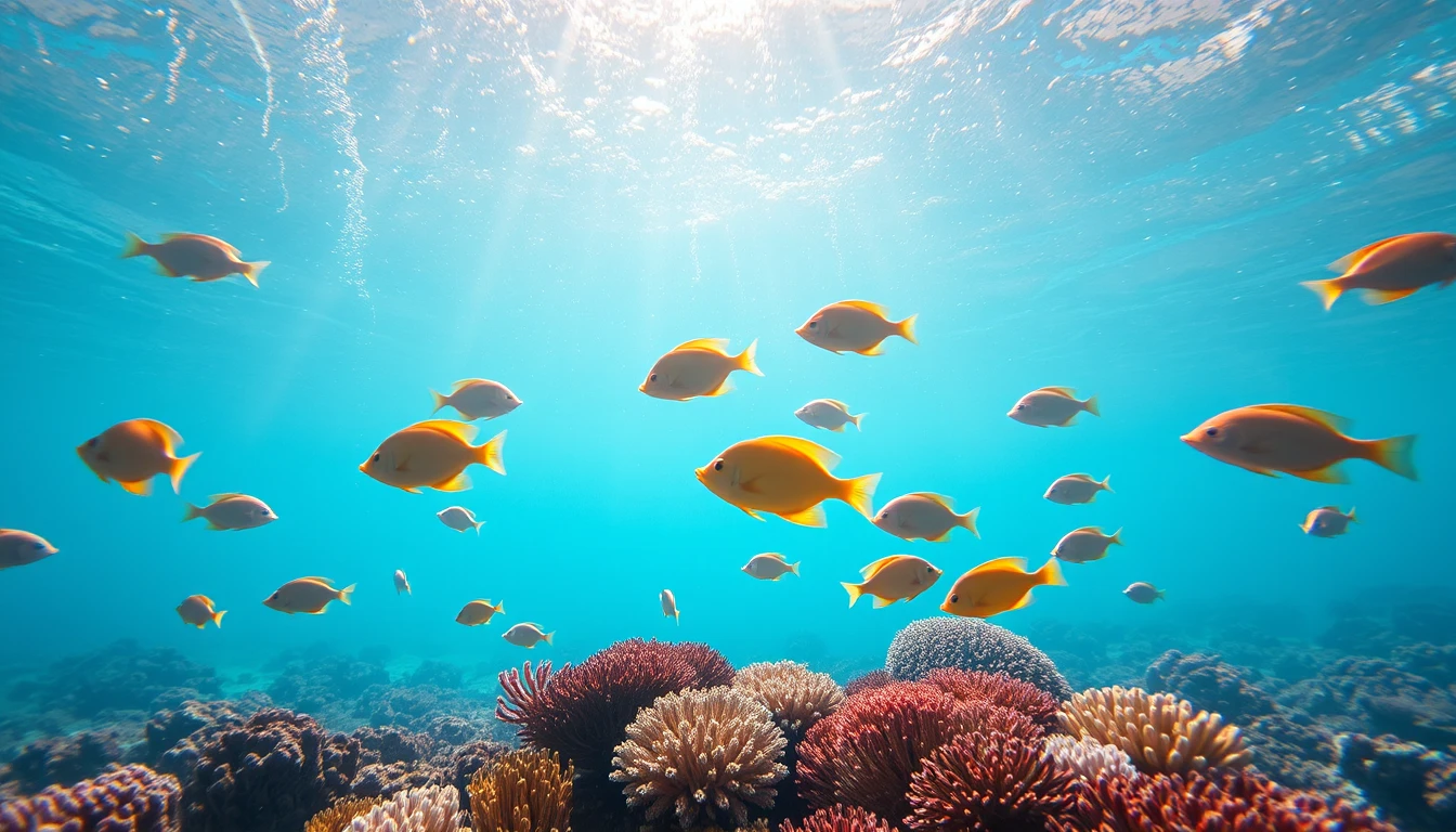 Fish In Water Wallpaper