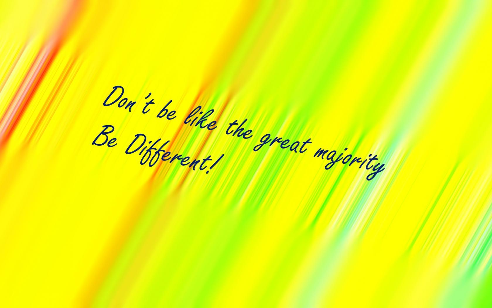 Multicolor Yellow Text Quotes Difference Colors Wallpaper