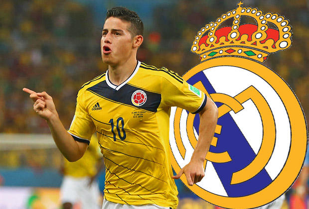 James Rodriguez Colombia Real Madrid