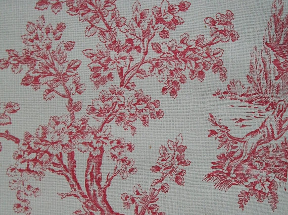 Vintage French Classical Wallpaper Toile Jouy Period Paper Projects