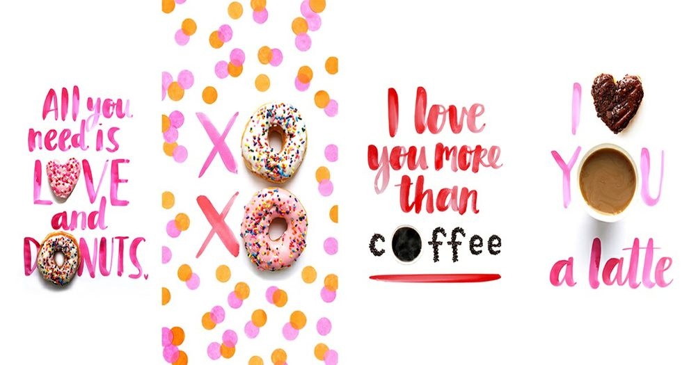Valentine S Day Themed Mobile Wallpaper From Dunkin Donuts