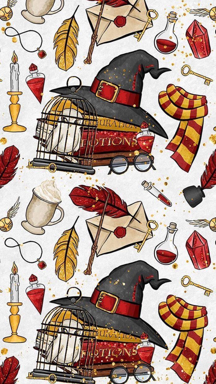 Harry Potter Hogwarts Gryffindor Aesthetic iPhone