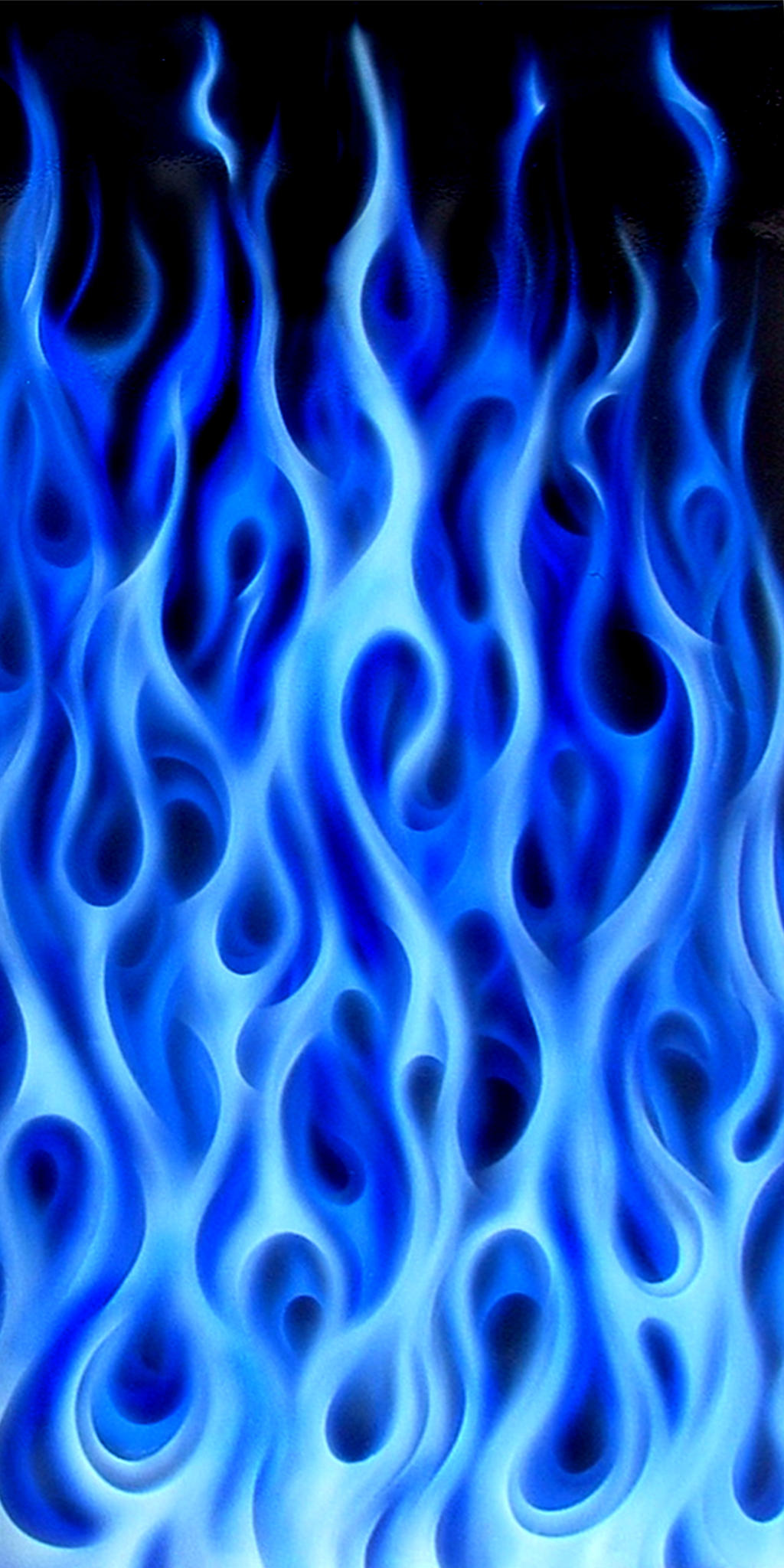 Hardart Cool Blue Flames By Wallpaper