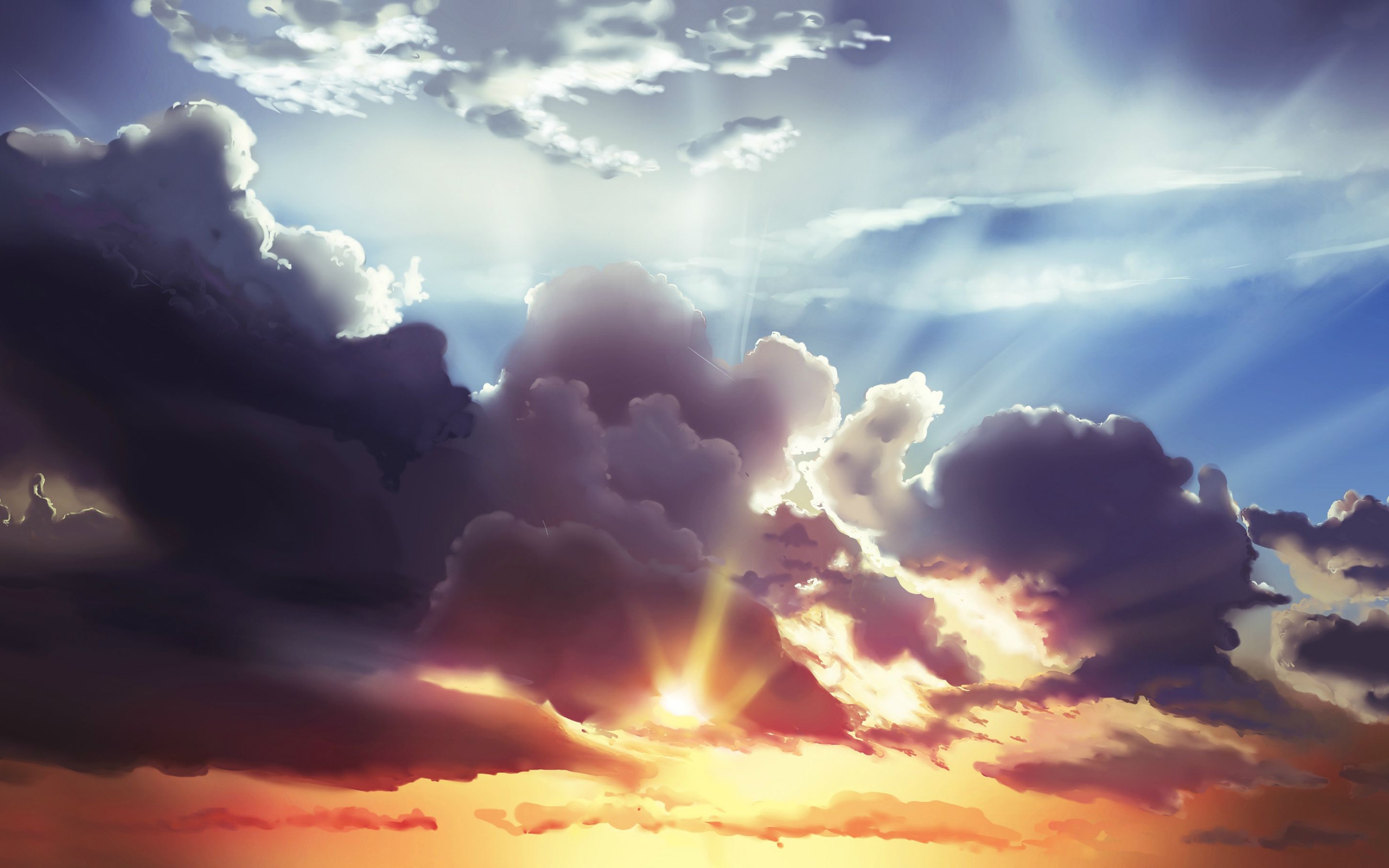Cloudy Sky HD Wallpaper
