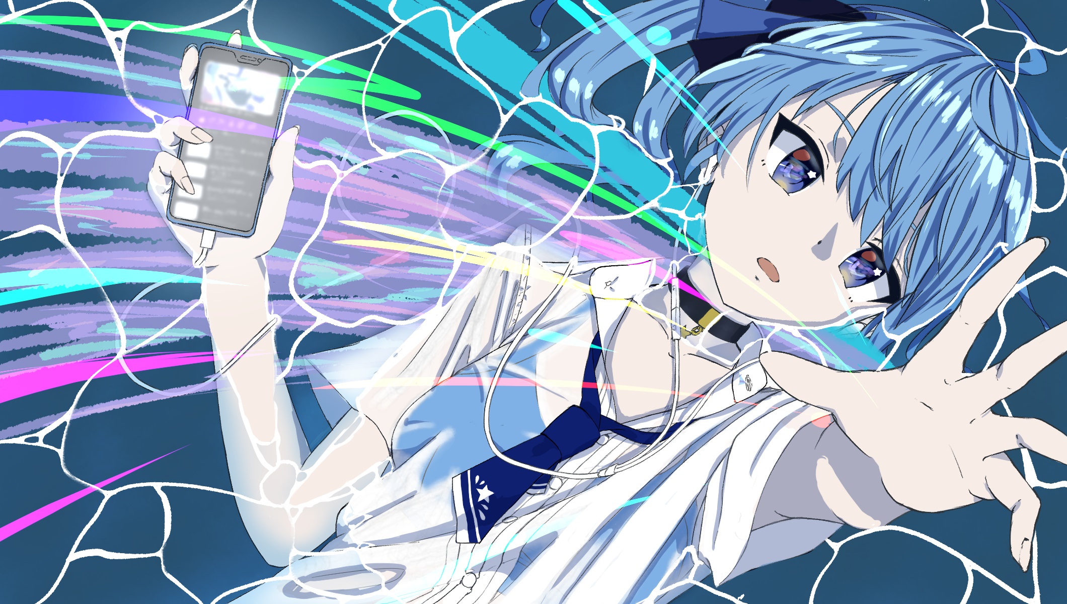 Virtual R HD Hololive Hoshimachi Suisei Wallpaper