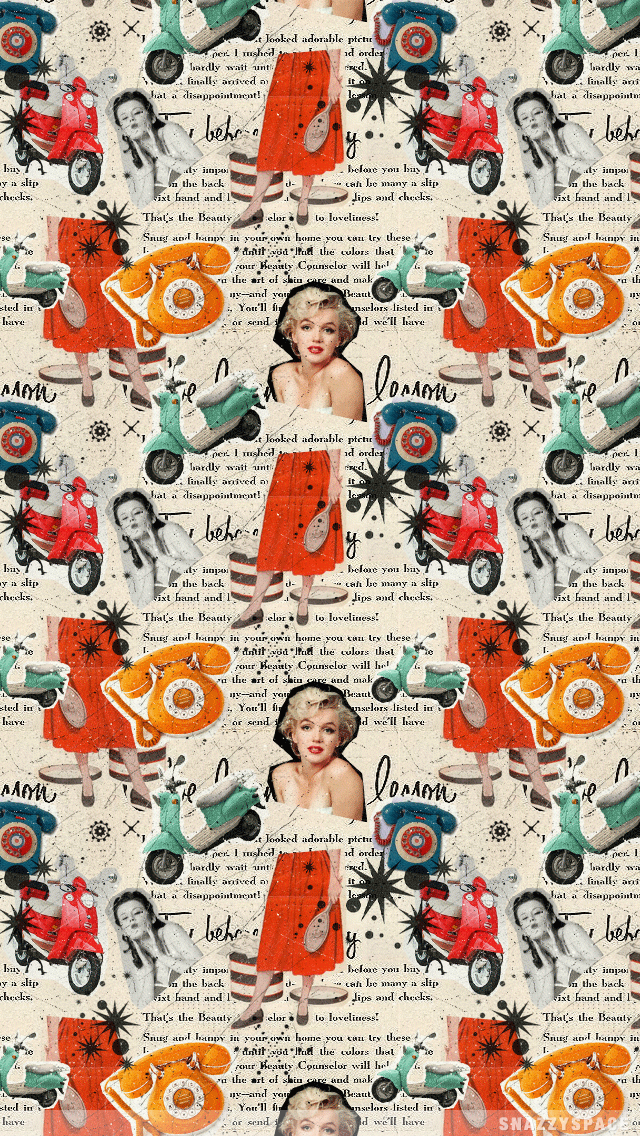 Installing this Vintage Scooter Girl iPhone Wallpaper is very easy