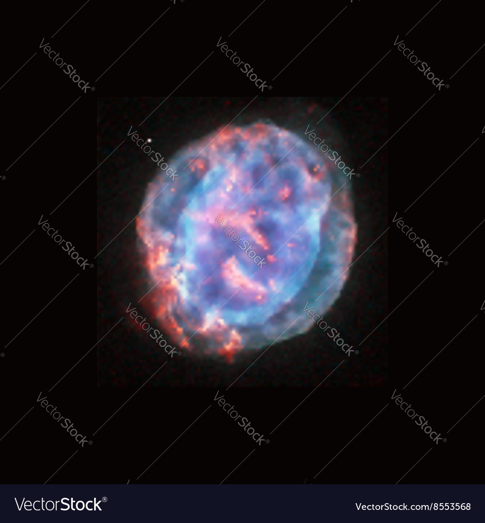Colorful Space Galactic Background Royalty Vector Image