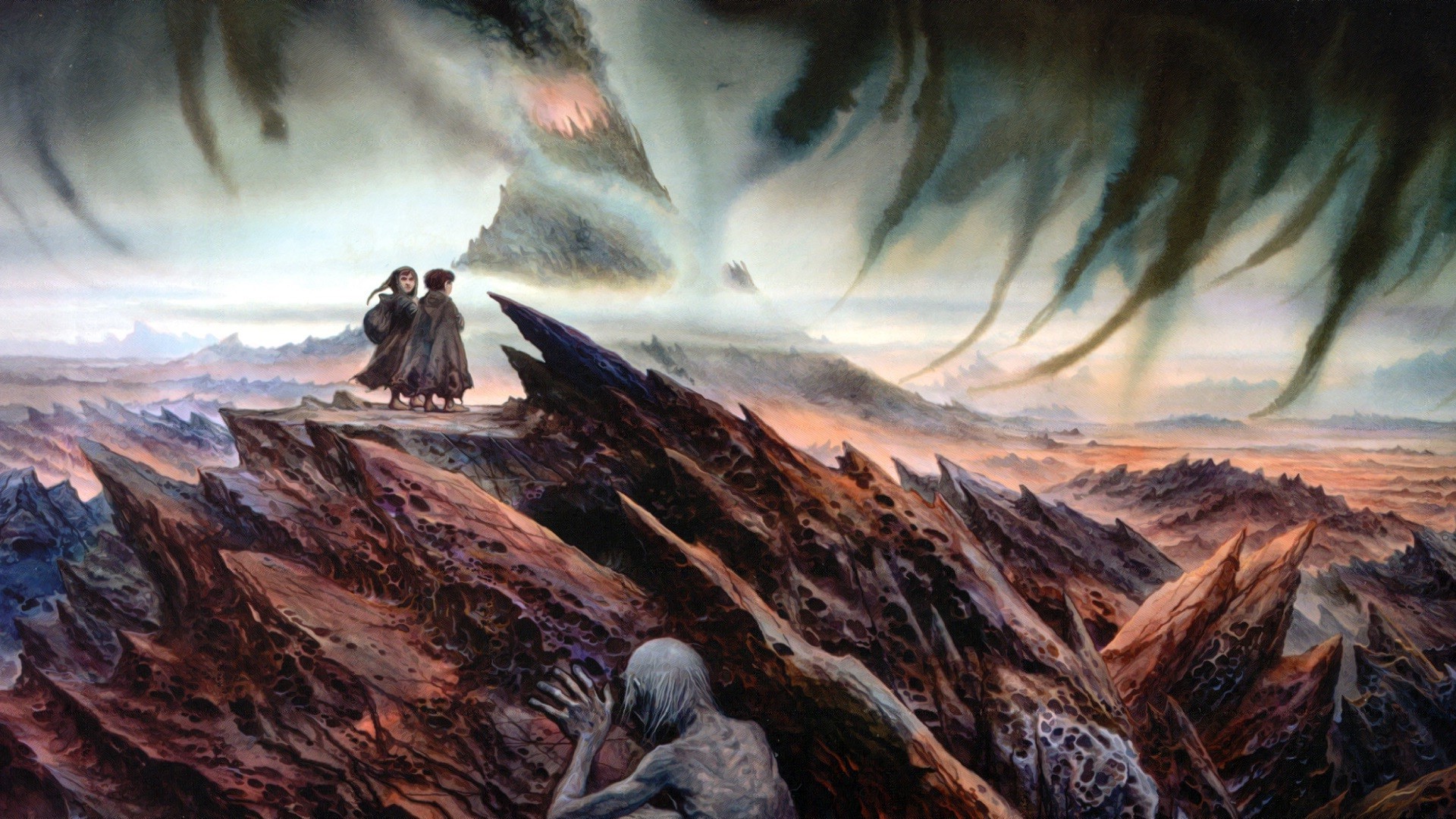 The Lord Of Rings Frodo Baggins Samwise Gamgee Gollum