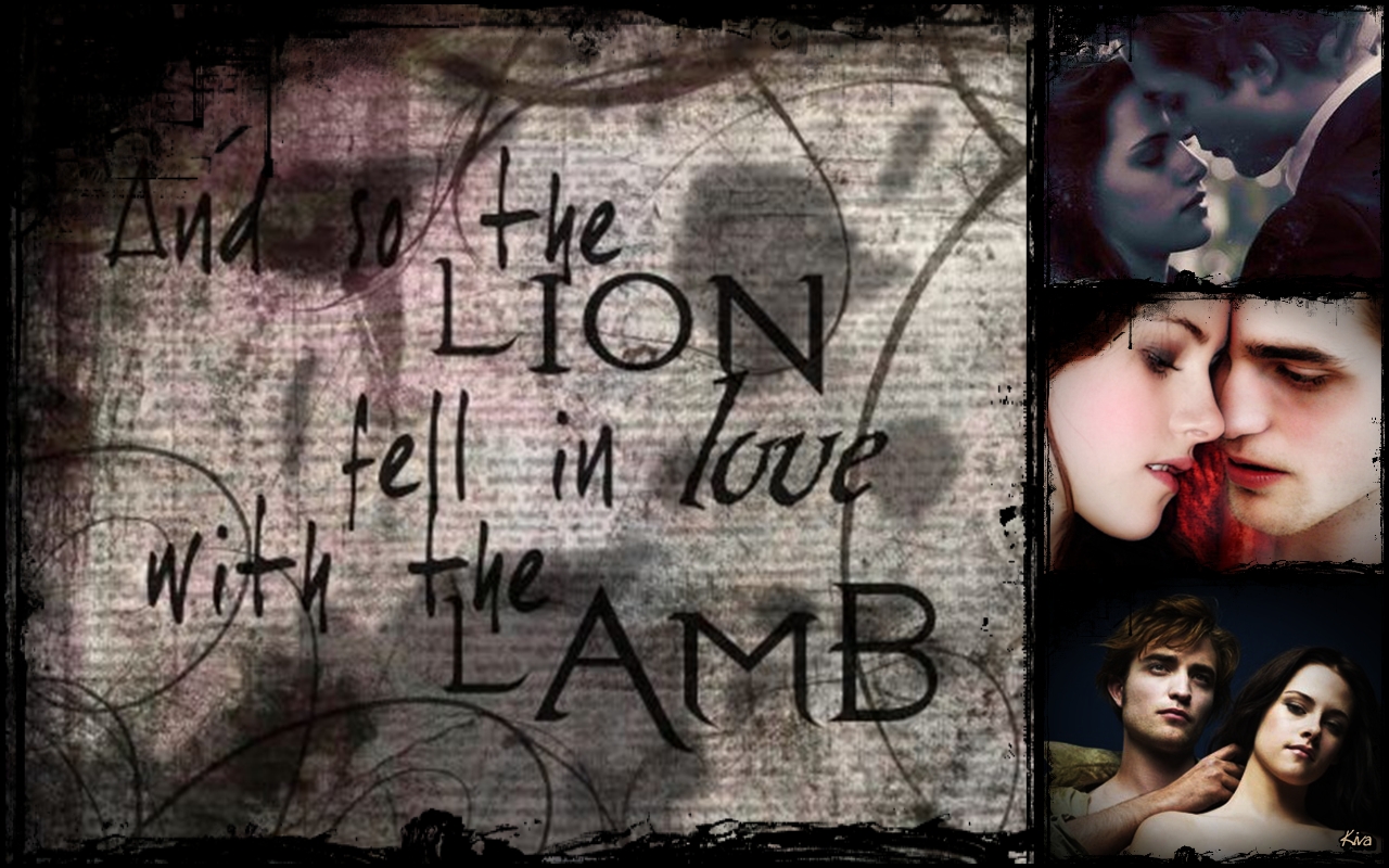 Twilight Lion And Lamb Wallpaper