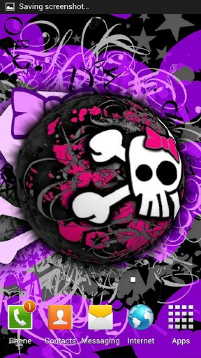 Pink Girly Skull Live Wallpaper This Amazing 3d