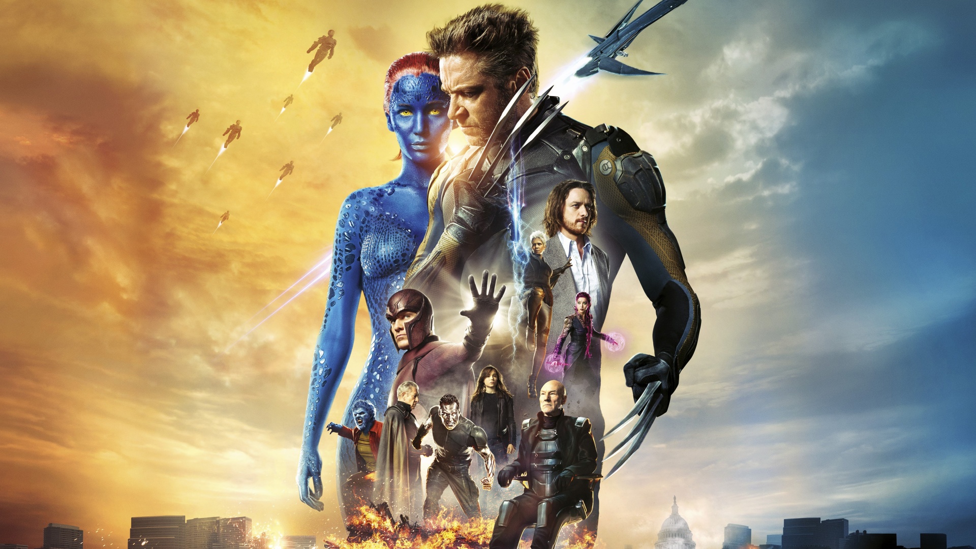 Xmen Days Of Future Past Marvel Live Action Movies Wallpaper