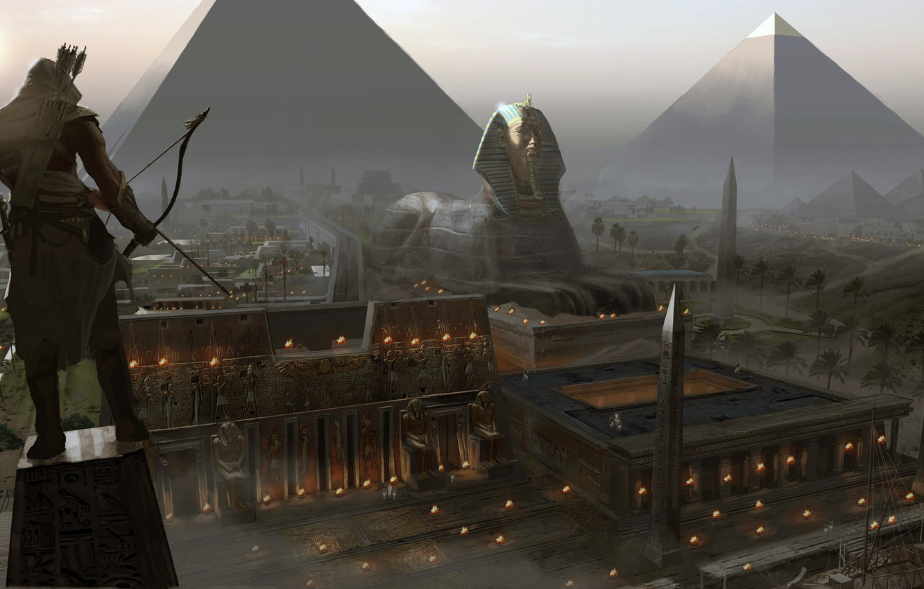 Wallpaper Puter Game Assassin S Creed Origins Eddie Bennun
