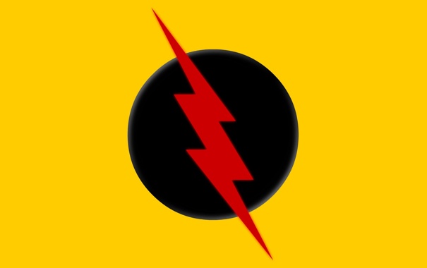 Wallpaper Reverse Flash Yellow Logo Dc Ics Rendering