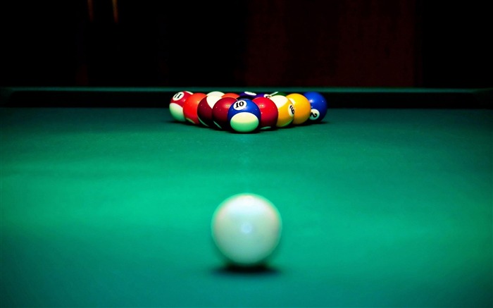 Billiard Table Sport Theme Photography Wallpaper