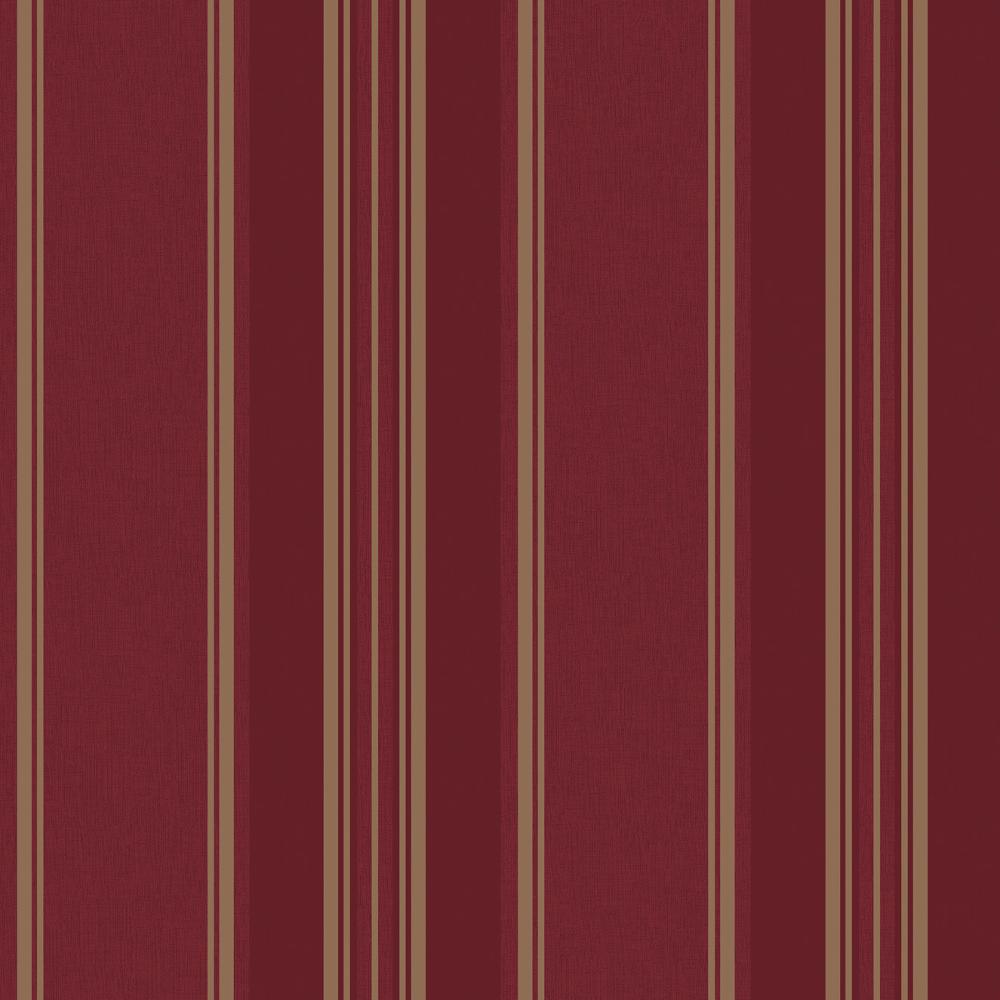 Striped Pattern Metallic Stripe Motif Textured Wallpaper Roll