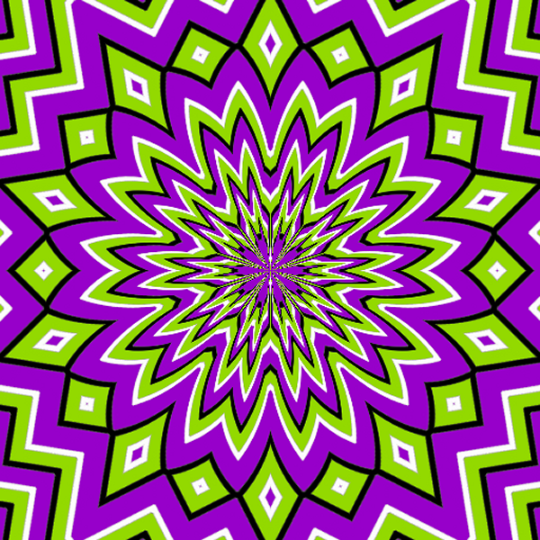 Purple Nurple Optical Illusions Wallpaper