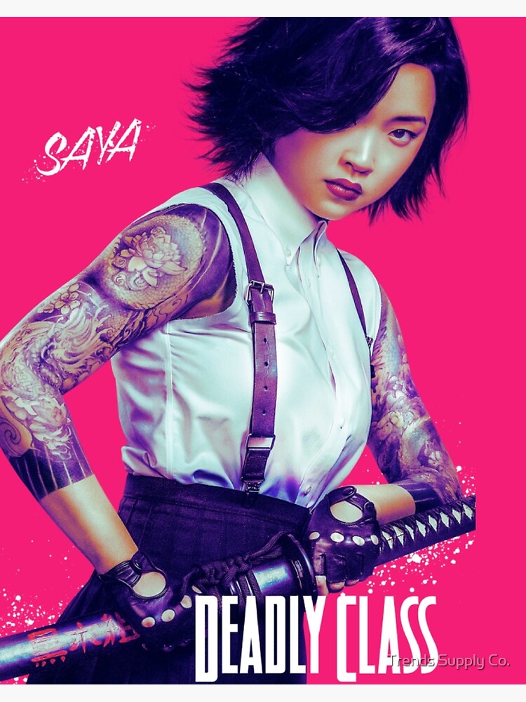 Deadly Class Saya Art Board Print for Sale by onemisael Redbubble