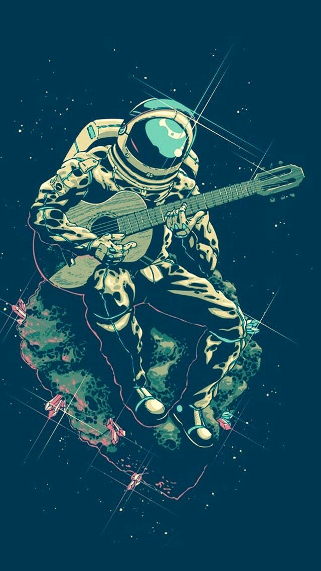 Beatlebrain On Music Love Astronaut Art Space