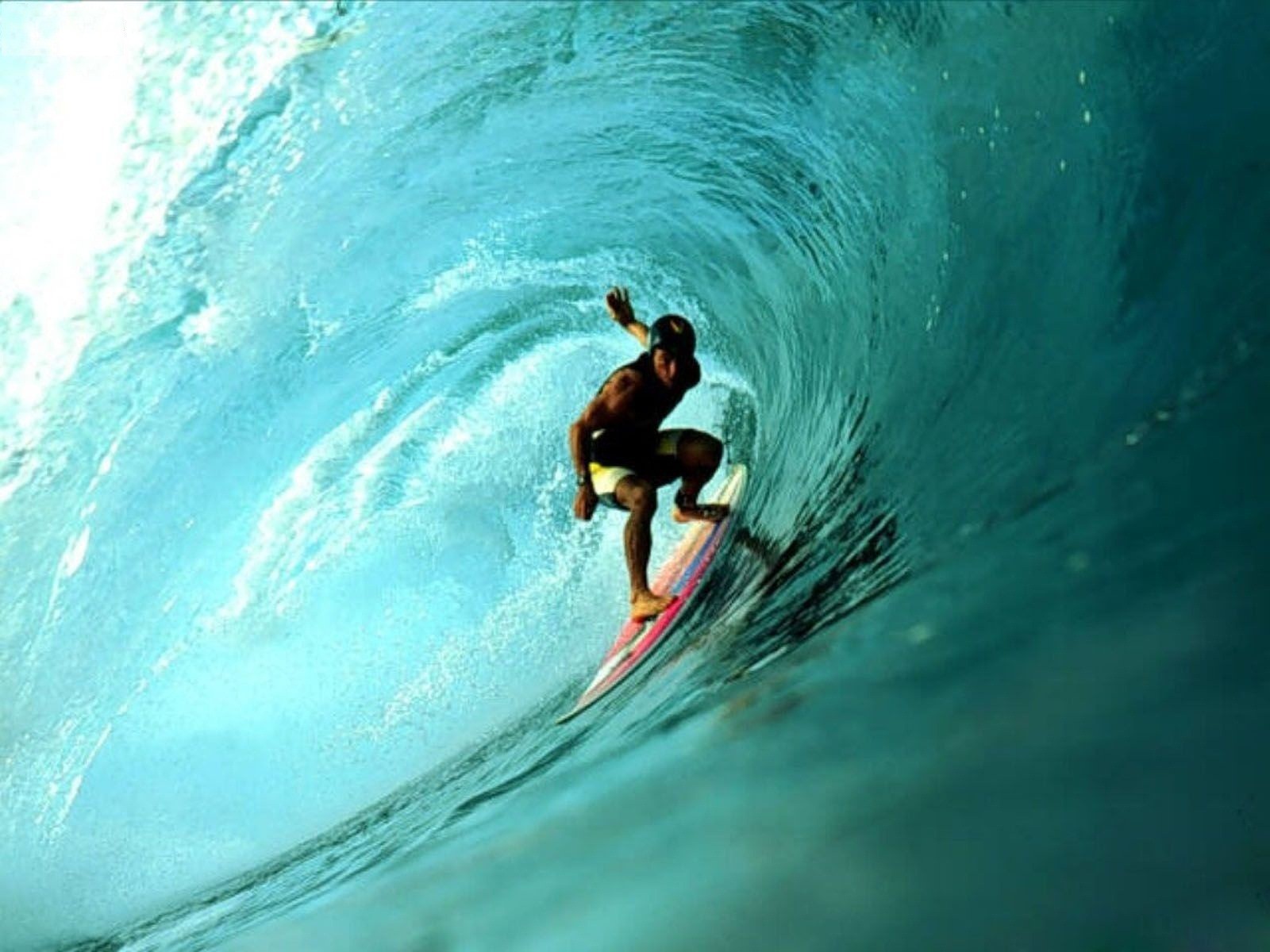 Man Surfing Wallpaper HD