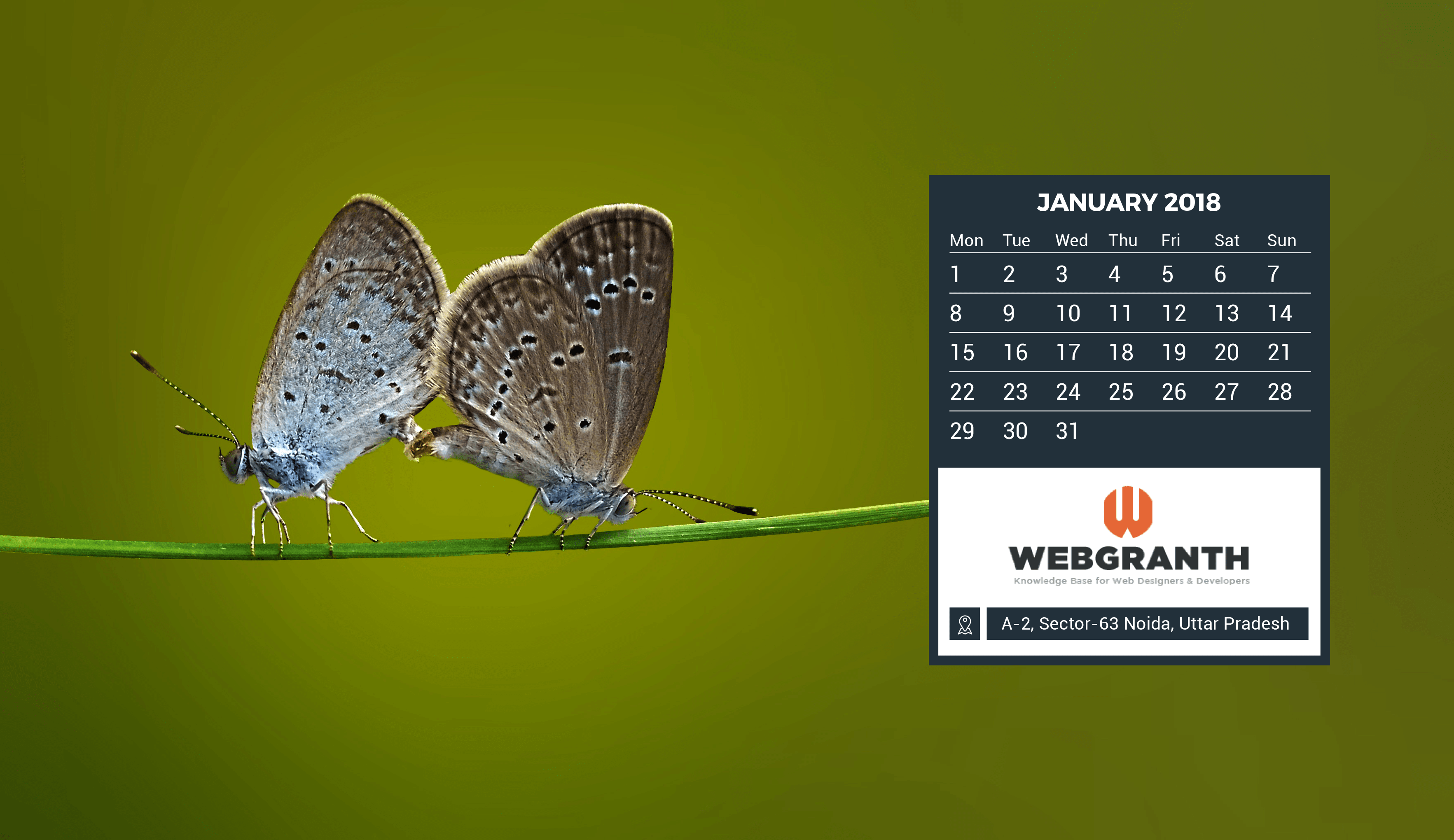 January Calendar Wallpaper HD Image Of