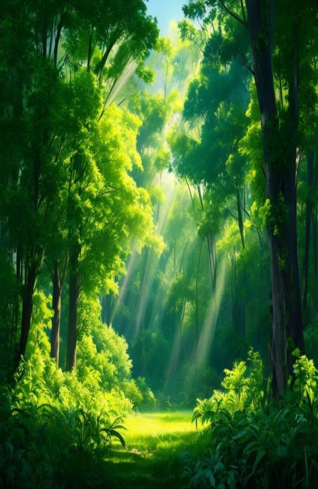 Green Forest Wallpaper Hd
