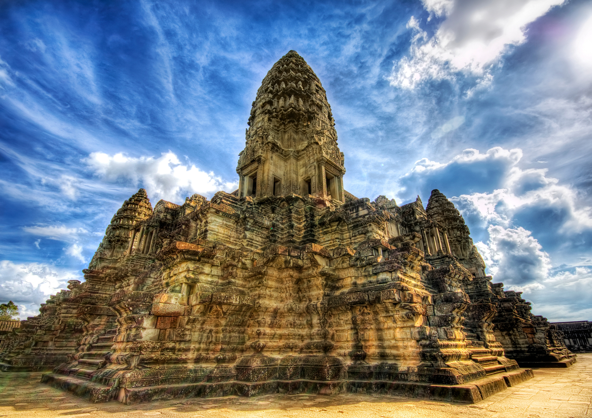 Religious Angkor Wat HD Wallpaper