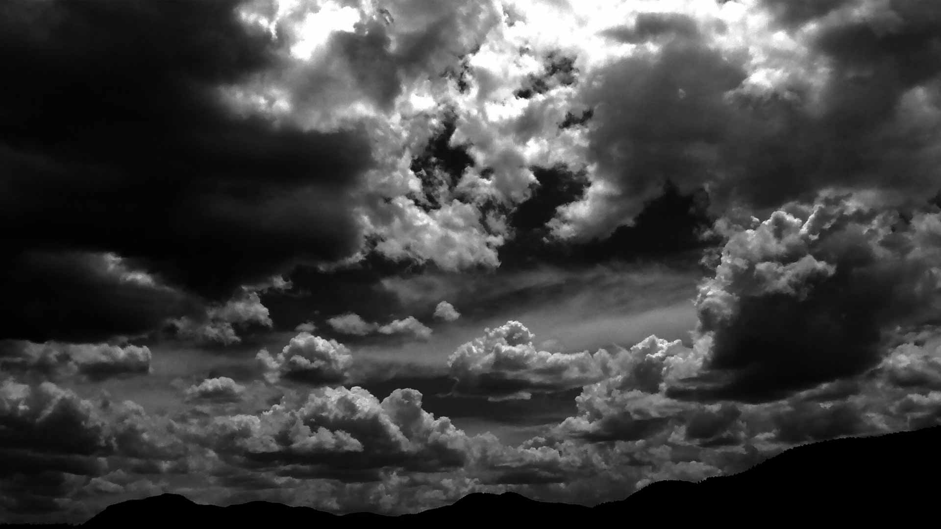 Black Clouds Wallpaper Dark Cloudy Background HD Quality