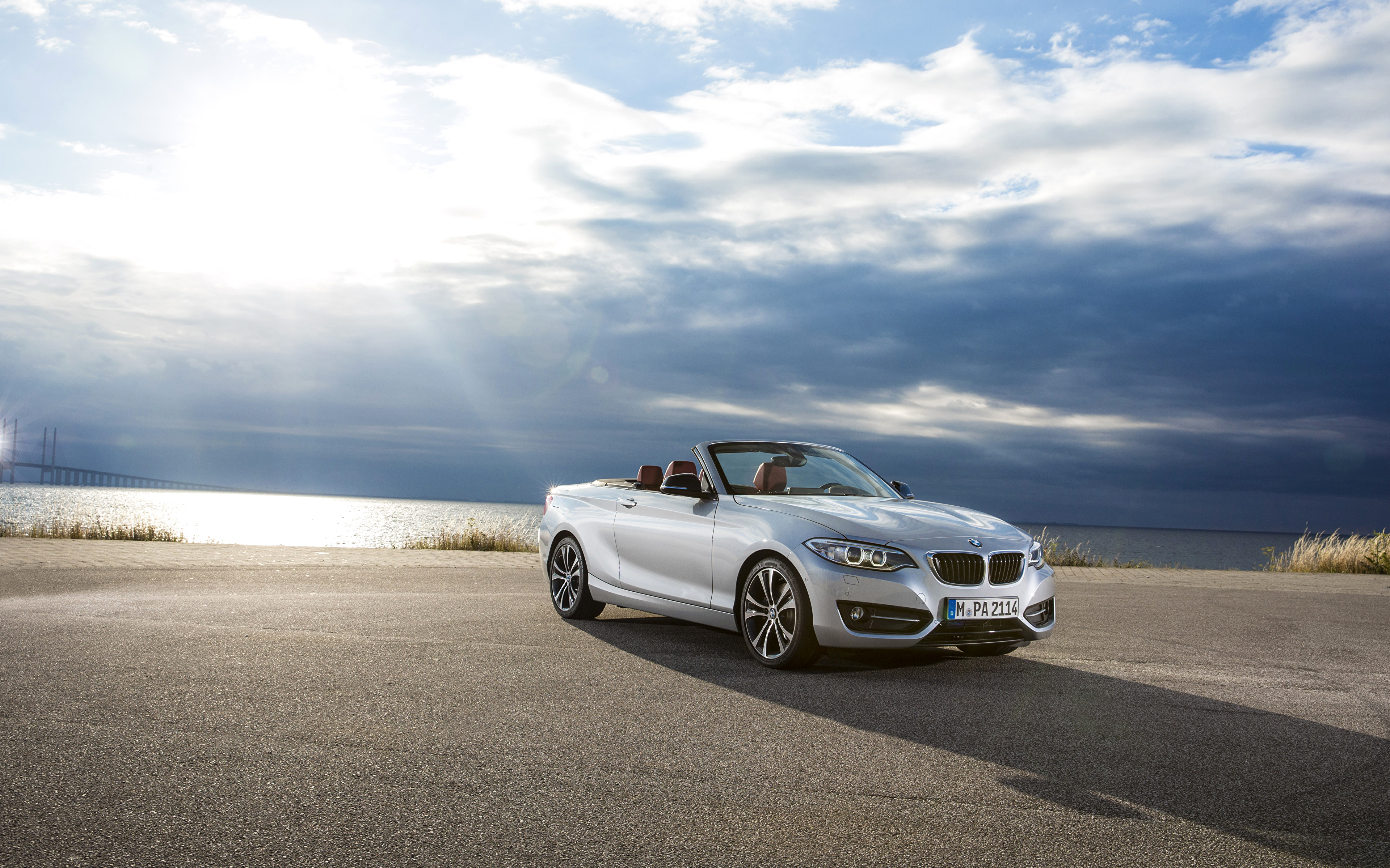 Photos Bmw 228i F23 Convertible Cabriolet White Sky
