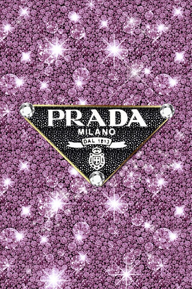 Prada Purple Embellished Logo Hypebeast Wallpaper Bling