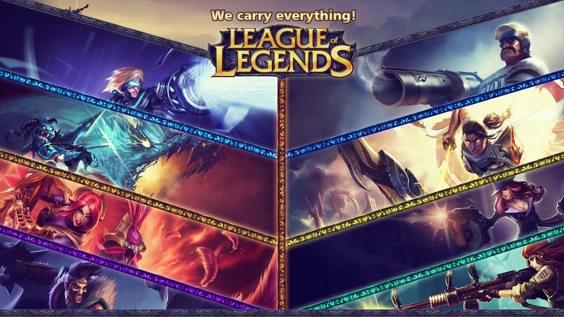 Wallpaper League Of Legends Ad Carries