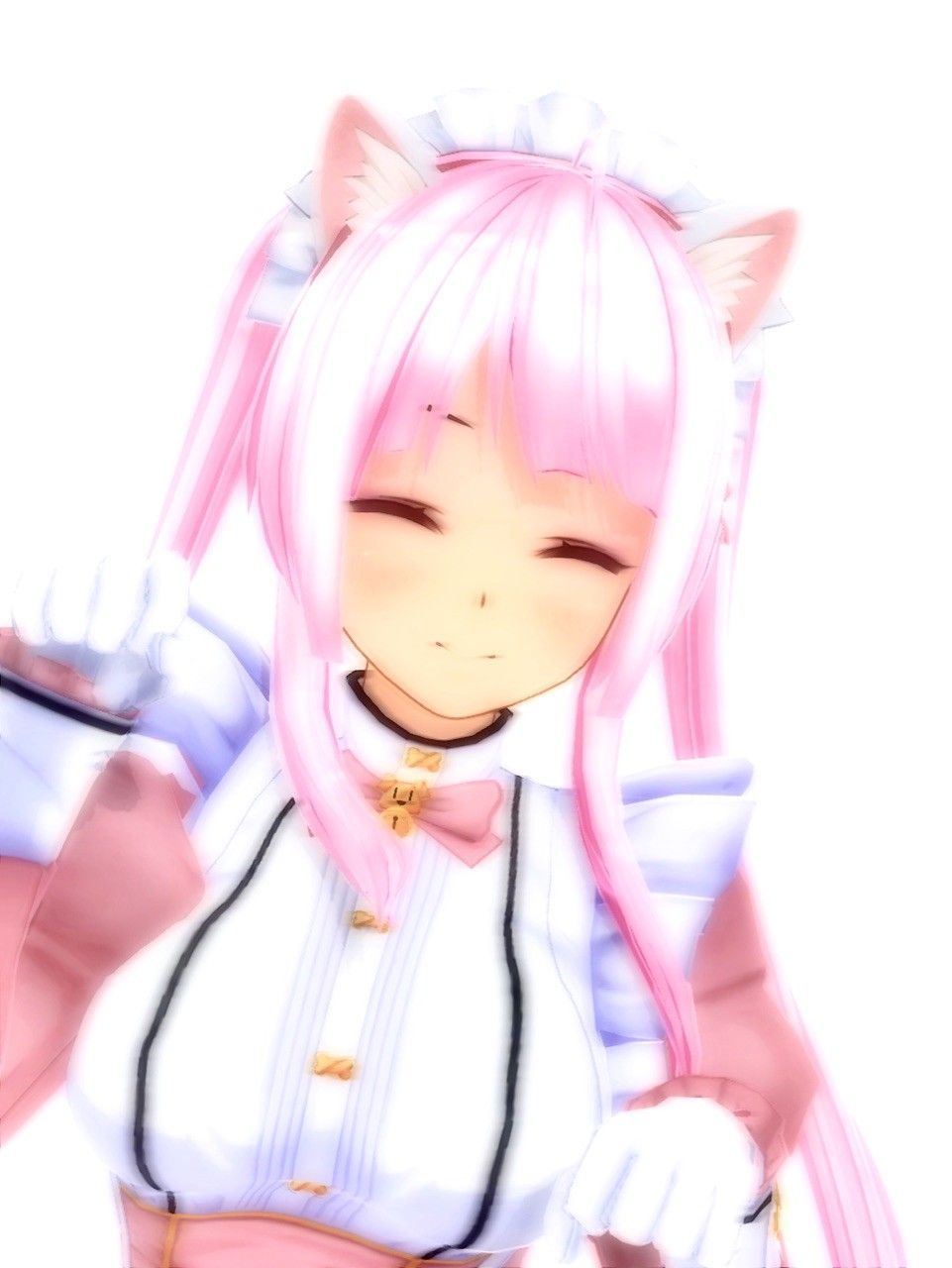 Catgirl Maid Pink Cc Icon Cat Girl Anime Aesthetic