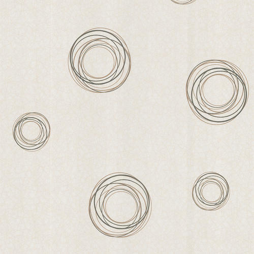 Brown Geometric Circles Wallpaper at Menards