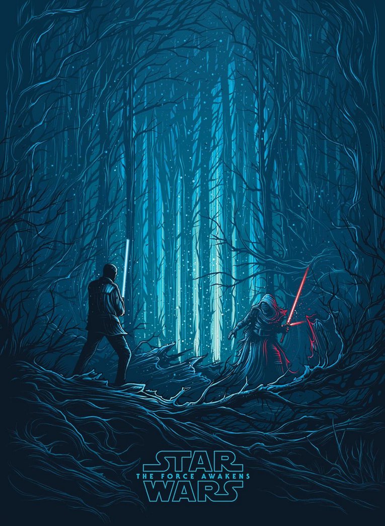 Star Wars Tfa Imax Hi Res Poster By Lightsabered