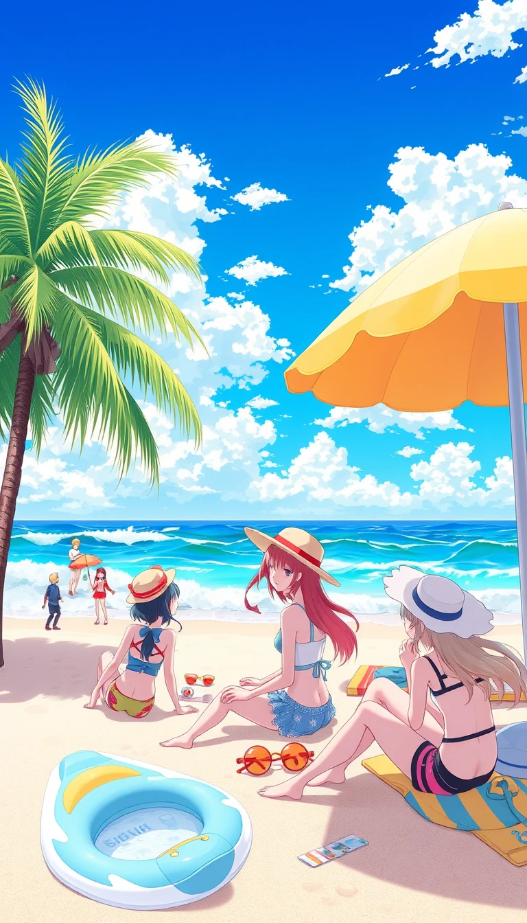 Anime Beach Wallpaper