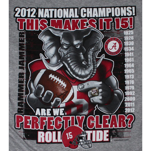 Alabama Crimson Tide National Champions