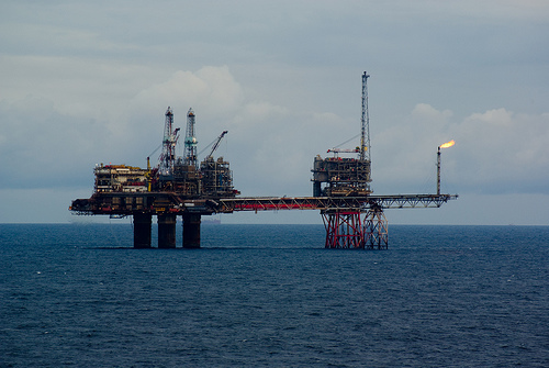 Image North Sea Oil Rigs