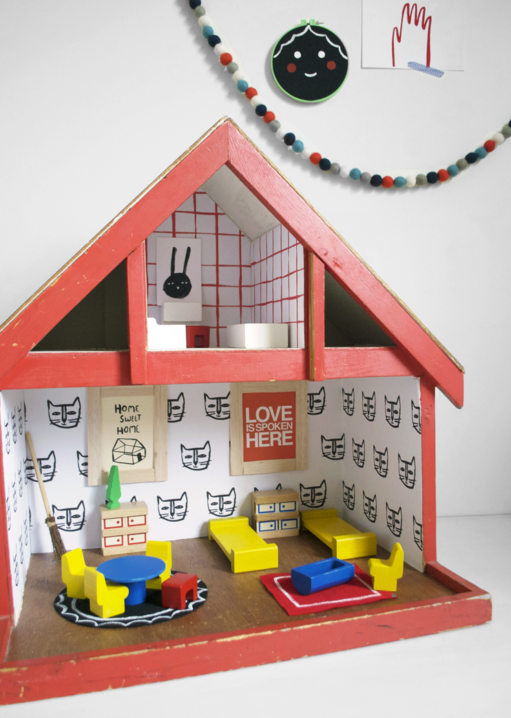 Free download Dollhouse Wallpaper by Mer Mag [742x1042] for your