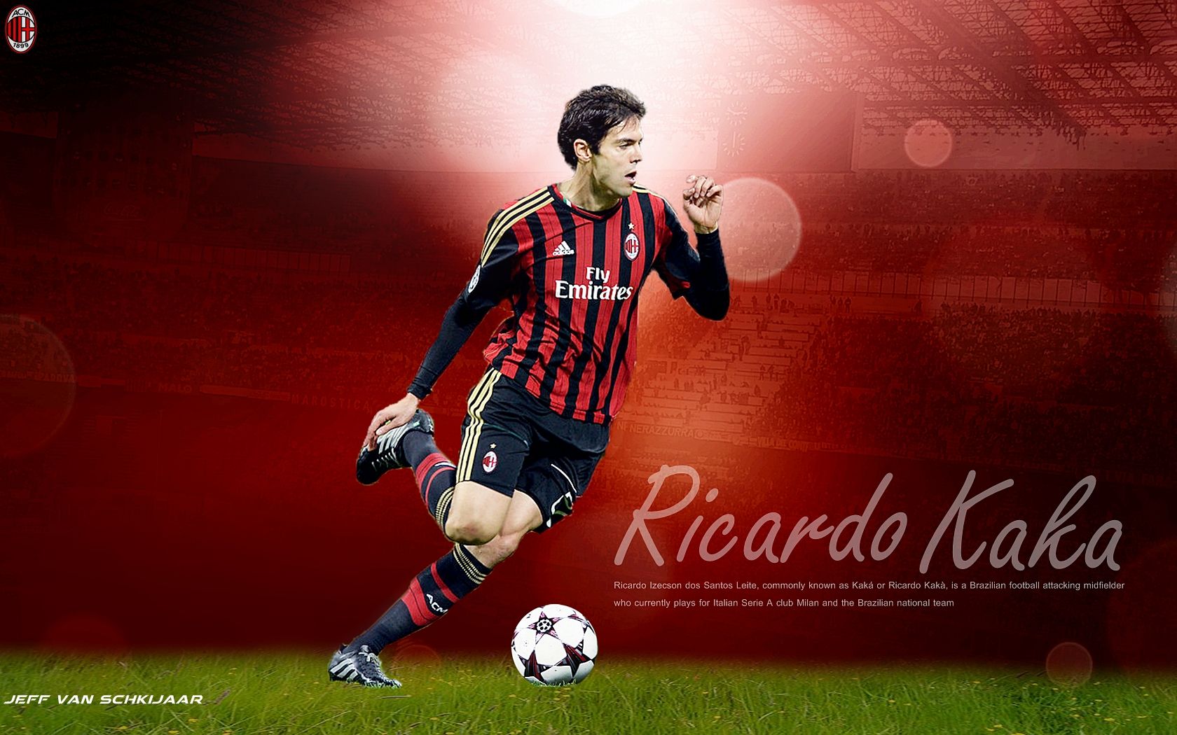 Ricardo Kaka Soccer Milan Wallpaper Ac