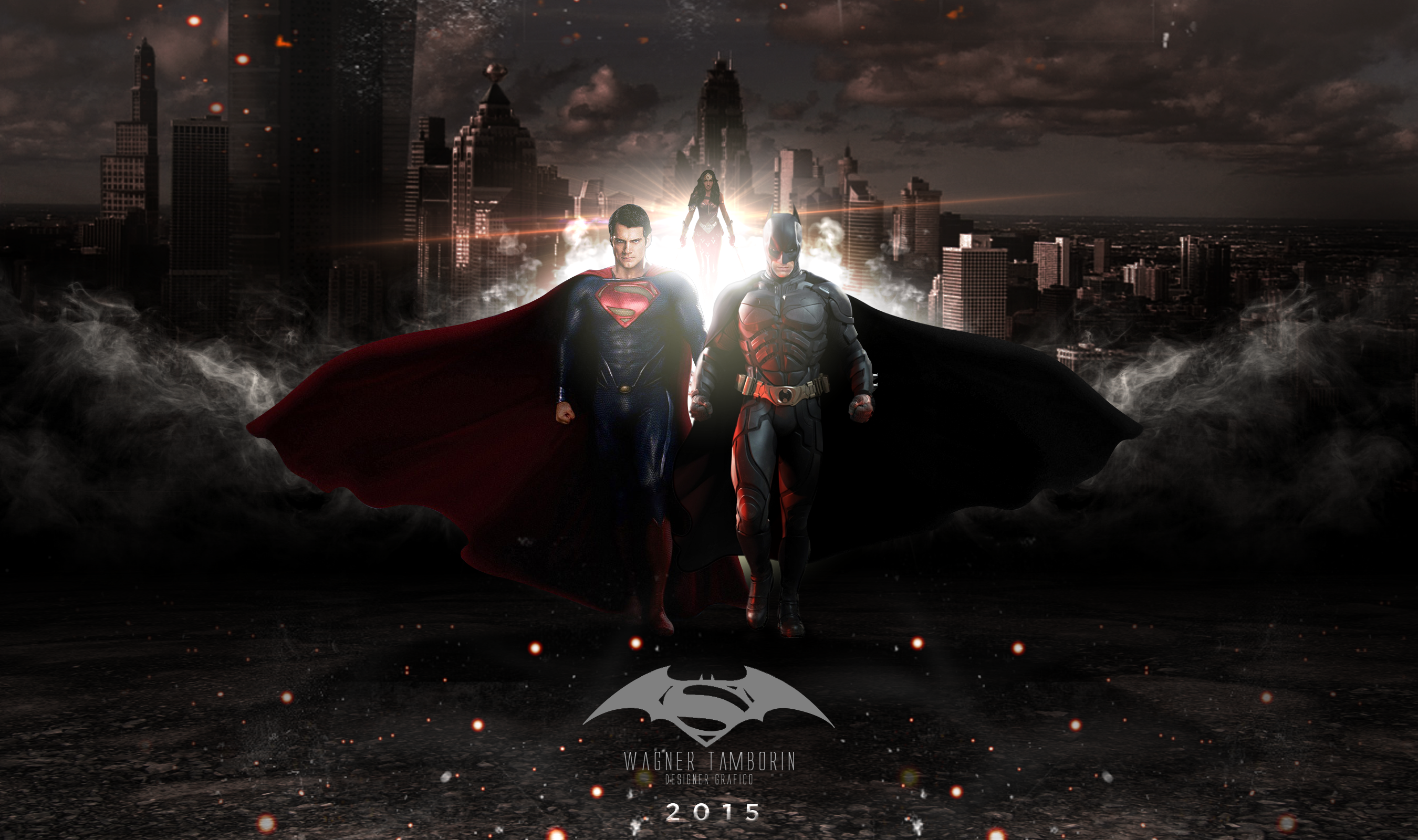 Batman VS Superman Wallpaper by WagnerTamborin on
