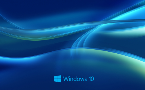Windows Wallpaper In Blue Abstract With New Logo HD