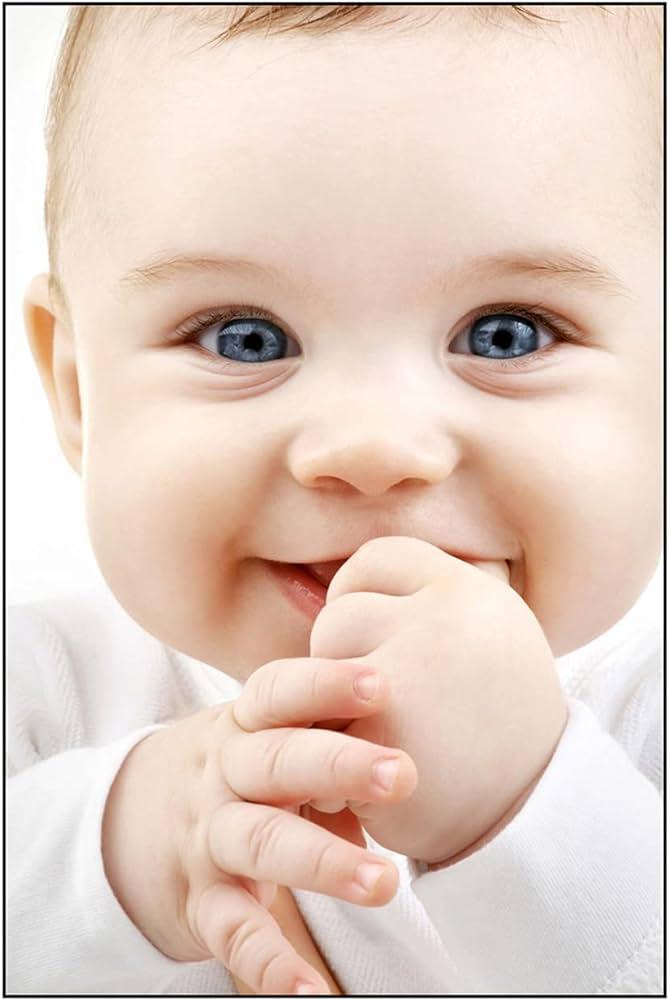 Pnf Self Adhesive Newborn Cute Baby Girl Boy Wall Poster