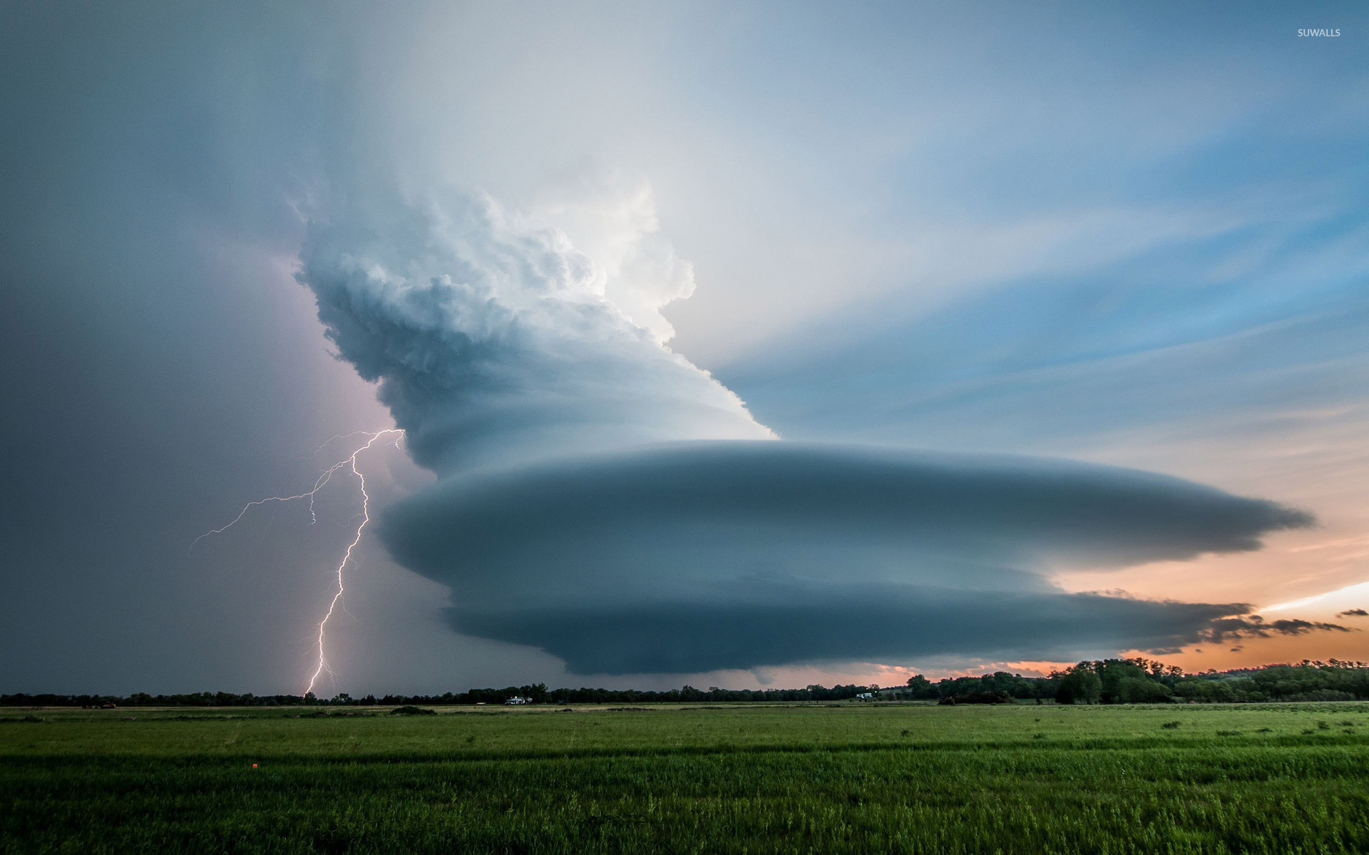 Supercell Forming Wallpaper Nature