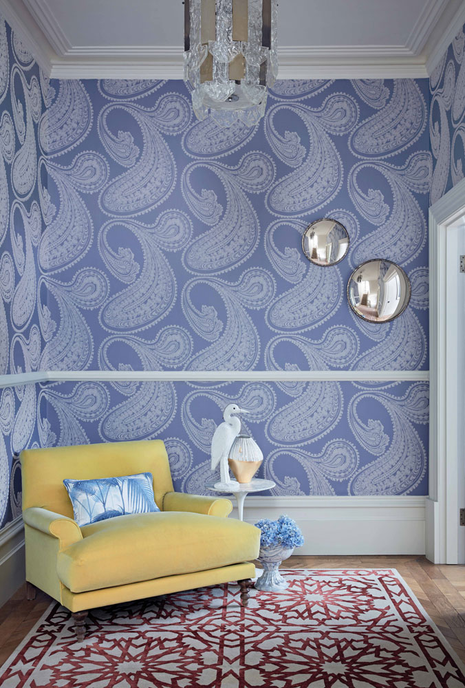 Cole Son Rajapur Flock Wallpaper Dulux Decorator Centre