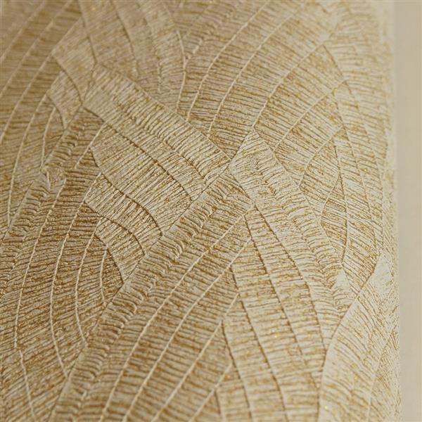 Heavy Textured Extra Thick Washable Vinyl Light Brown Wallpaper 10m