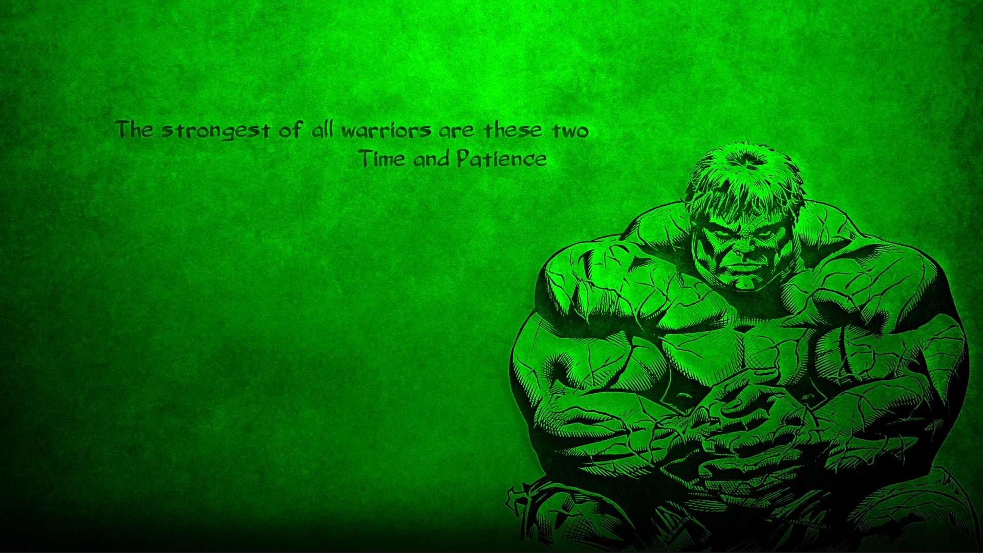 Hulk Green Quote Wallpaper HD Desktop And Mobile Background