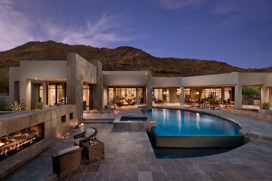 Desert Mountain Mansion In Photos Single Story Luxury Homes