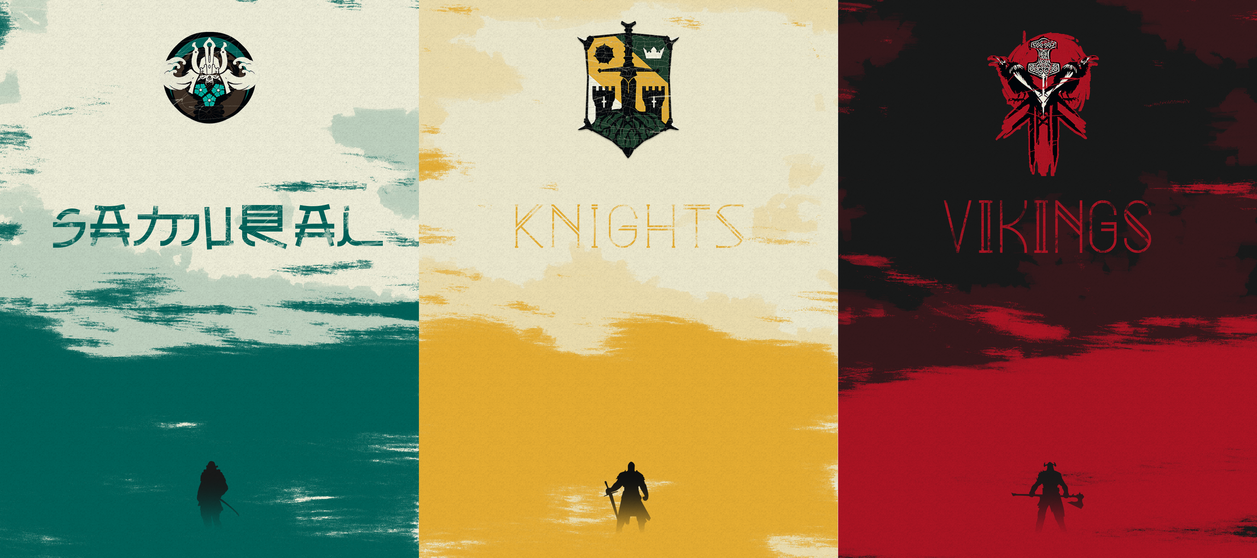 Minimalist For Honor Faction Posters