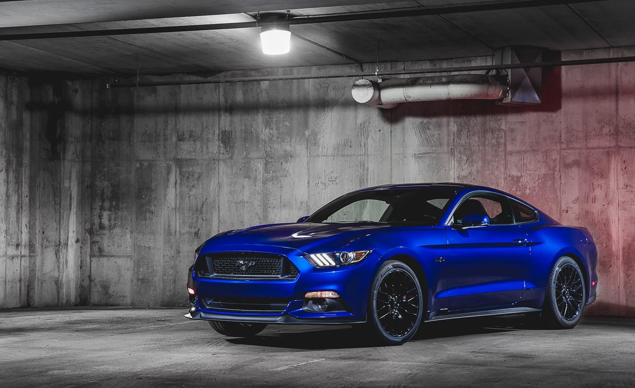 Ford Mustang Gt Blue Wallpaper