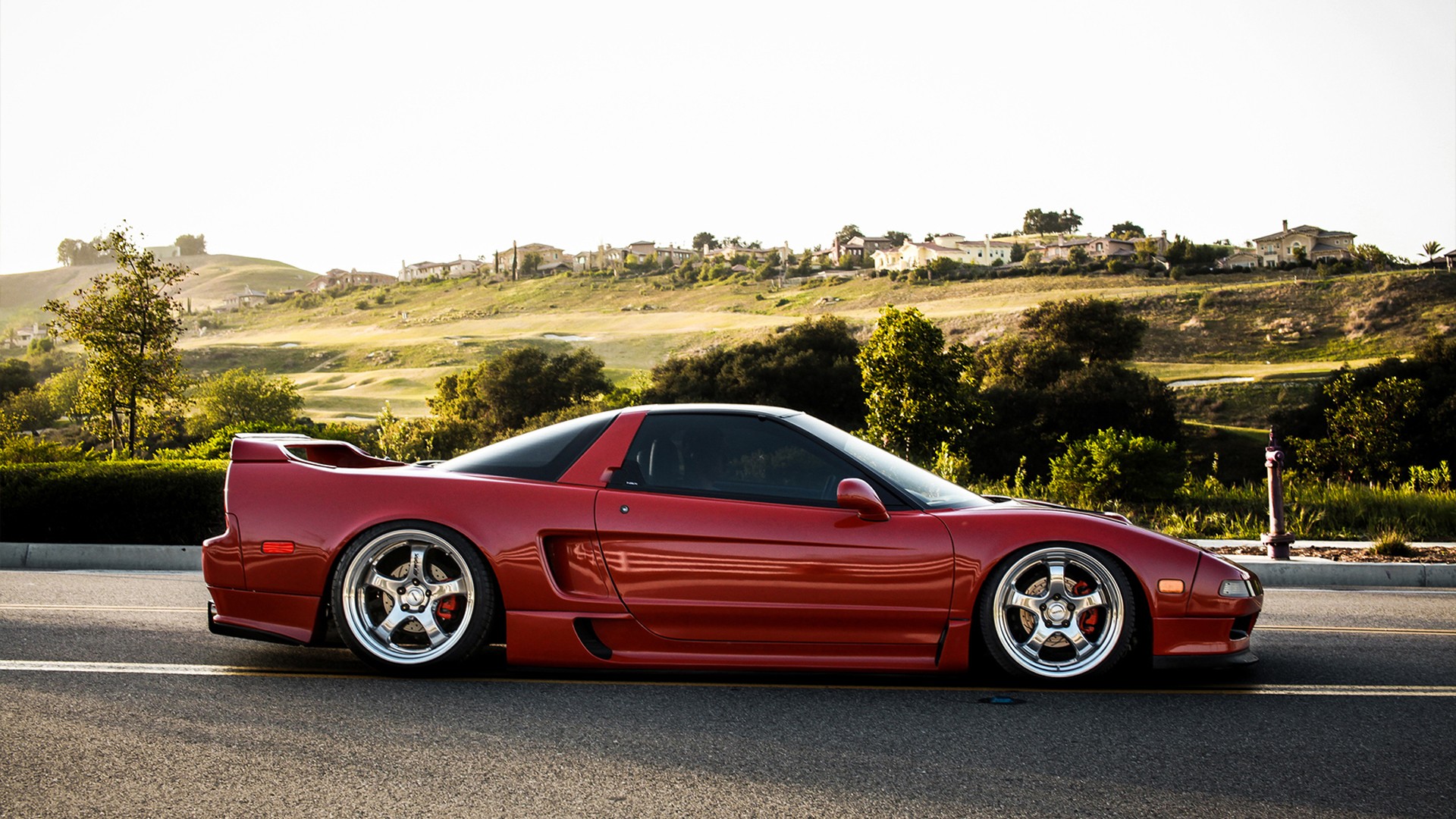 Honda Acura Nsx Slammed Tuning Q Wallpaper